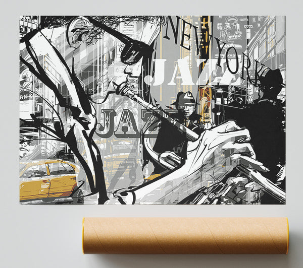 Jazz In Nyc Giclee Print