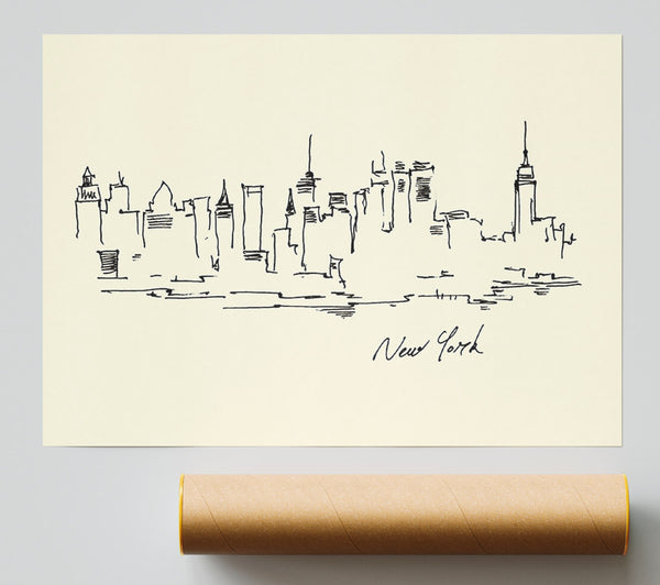 Outline Of The City 5 Poster