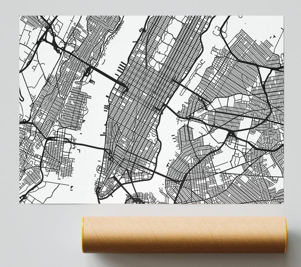 City Map Giclee Print