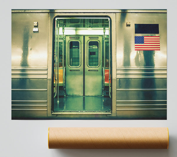 Subway Train Print