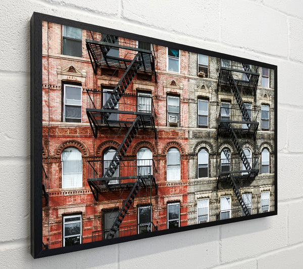 Fire Escape Appartment Blocks