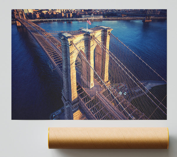 Brooklyn Bridge Above Giclee Print