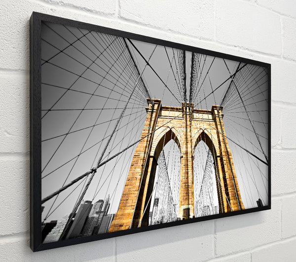 Golden Brooklyn Bridge