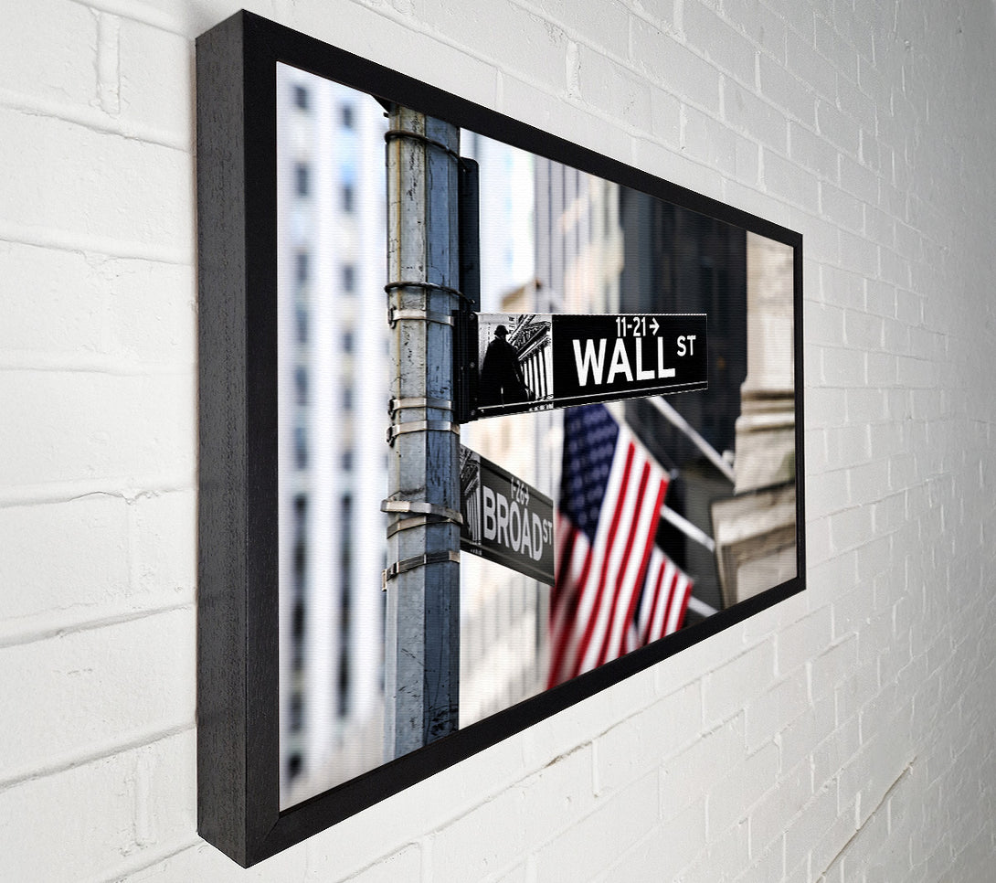  A Canvas Print of Wall St Canvas Print