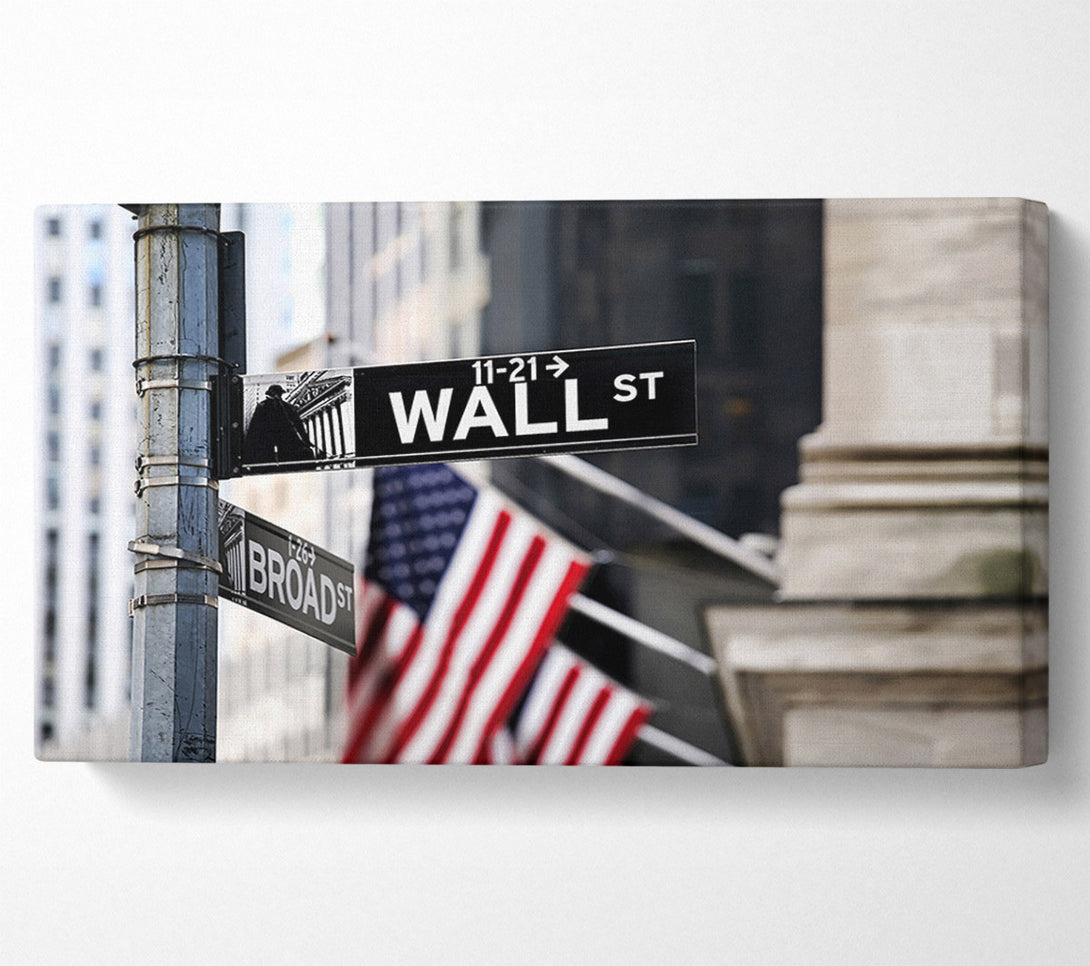  A Canvas Print of Wall St Canvas Print