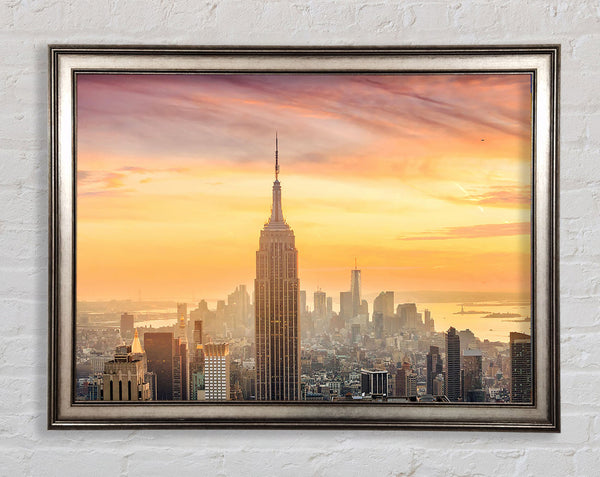Das Empire State Building im Nebel