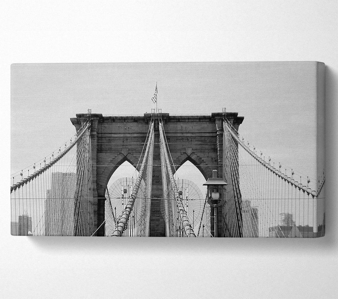  A Canvas Print of Structure Of Brooklyn Bridge 2 Canvas Art