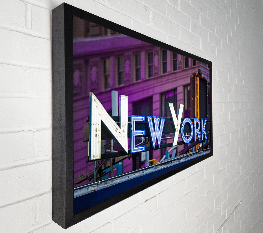  A Canvas Print of Big City Lights Canvas Wall Art