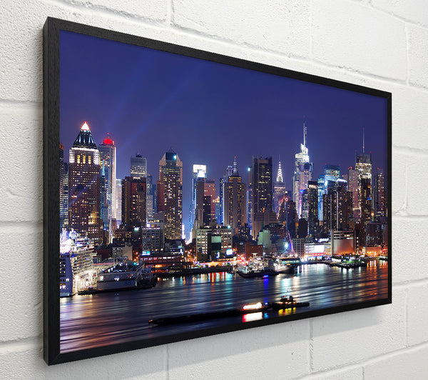 NYC Harbour At Night