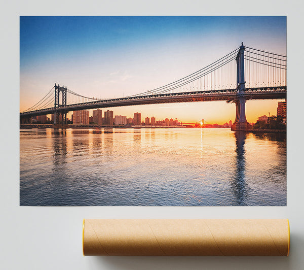 Sunset Bridges Print