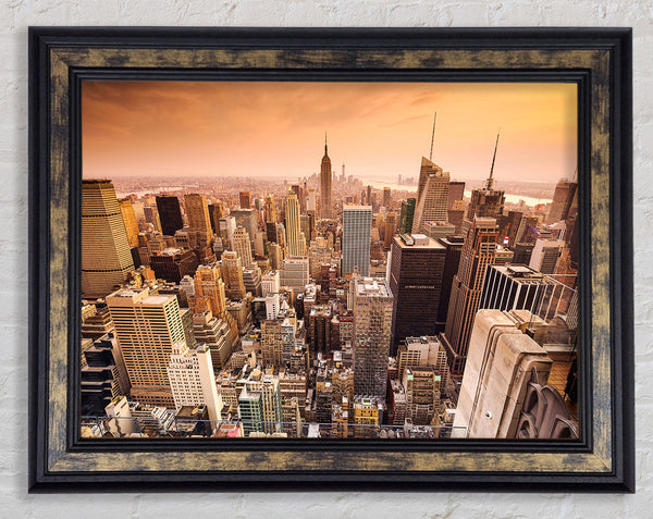 On Top Of The World Framed Print