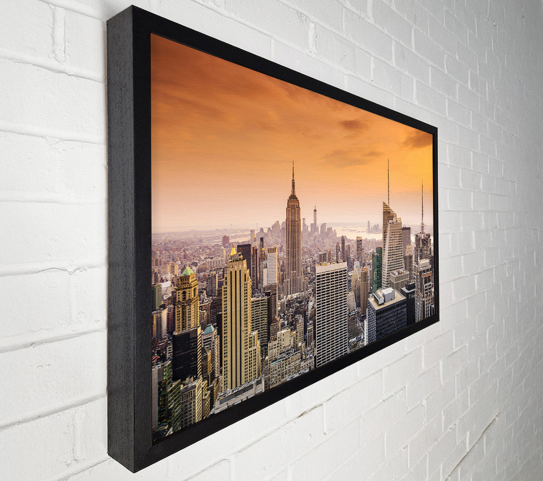  A Canvas Print of East River Sunrise Canvas Print