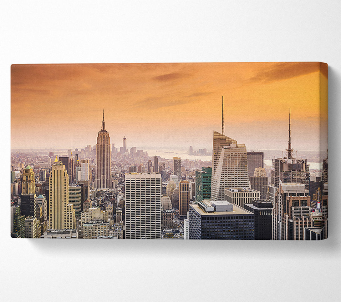  A Canvas Print of East River Sunrise Canvas Print