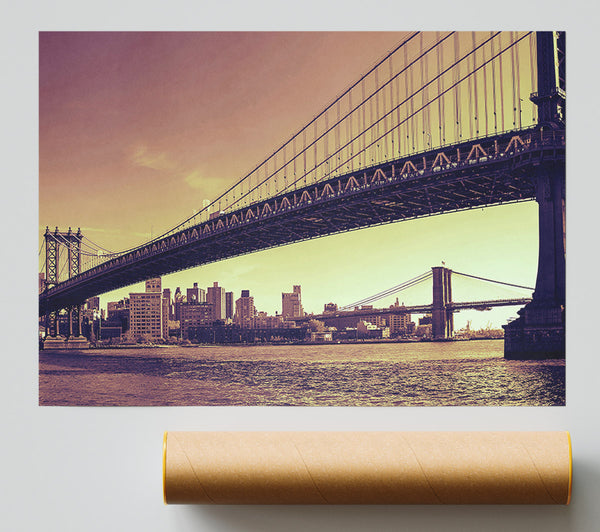 Bridges Of Nyc Giclee Print