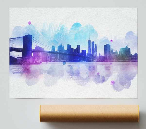 Retro Nyc Giclee Print