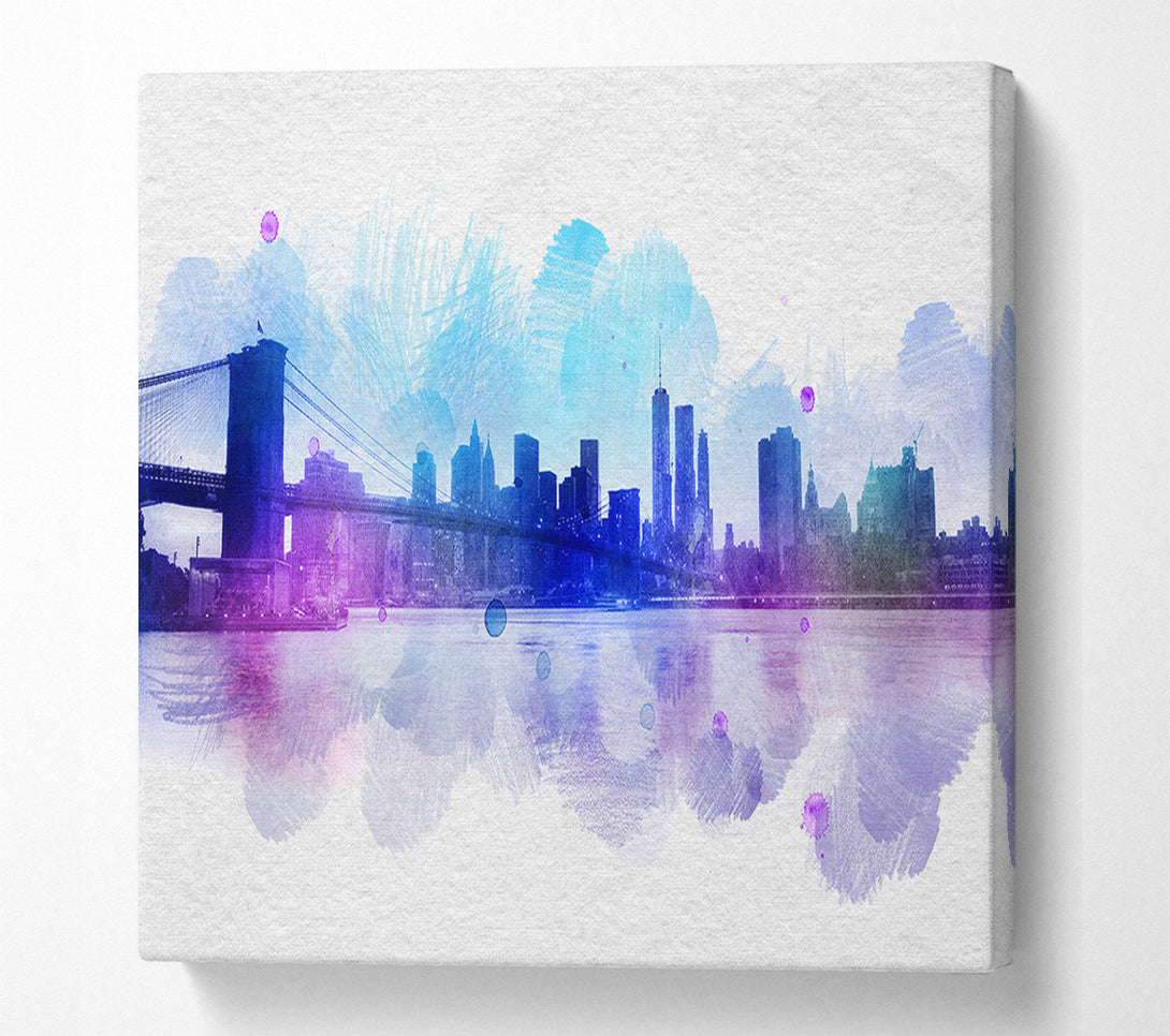  A Canvas Print of Retro NYC Canvas Art