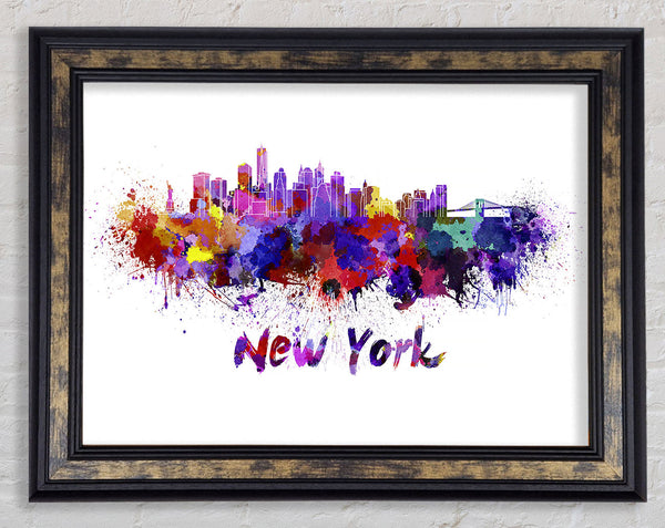 Rainbow Splash 2 Framed Print
