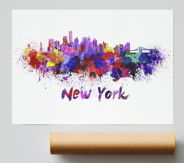 Rainbow Splash 2 Print