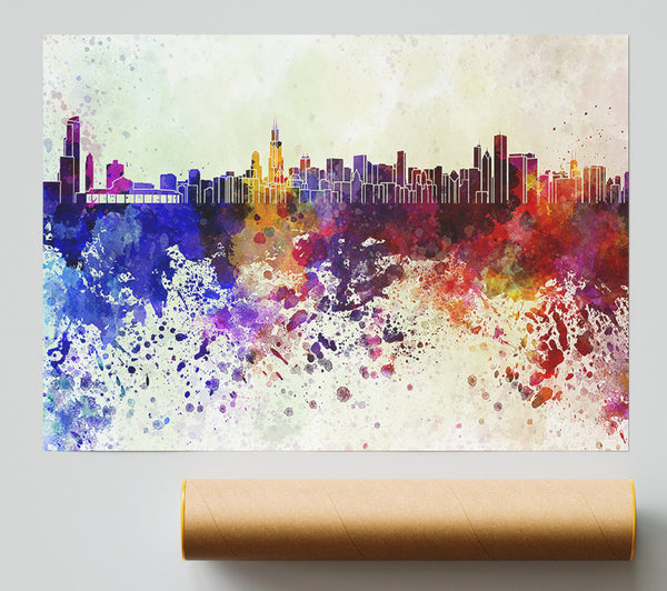 Rainbow Splash 1 Poster