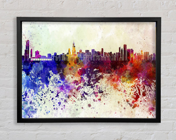 Rainbow Splash 1 Framed Print