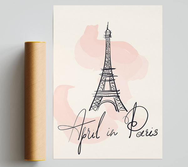 Eiffel Tower Love 3 Print