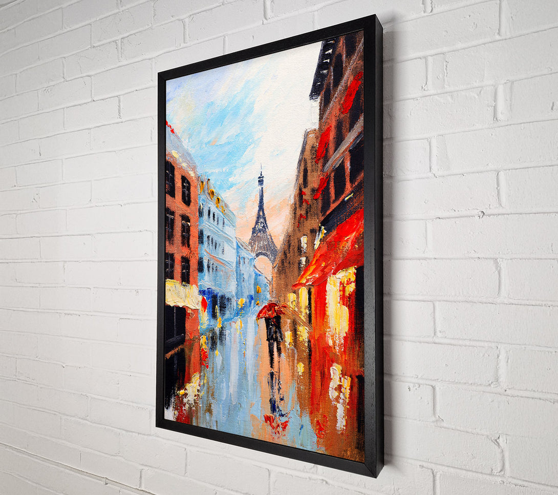  A Canvas Print of Eiffel Tower Streets 16 Canvas Wall Art