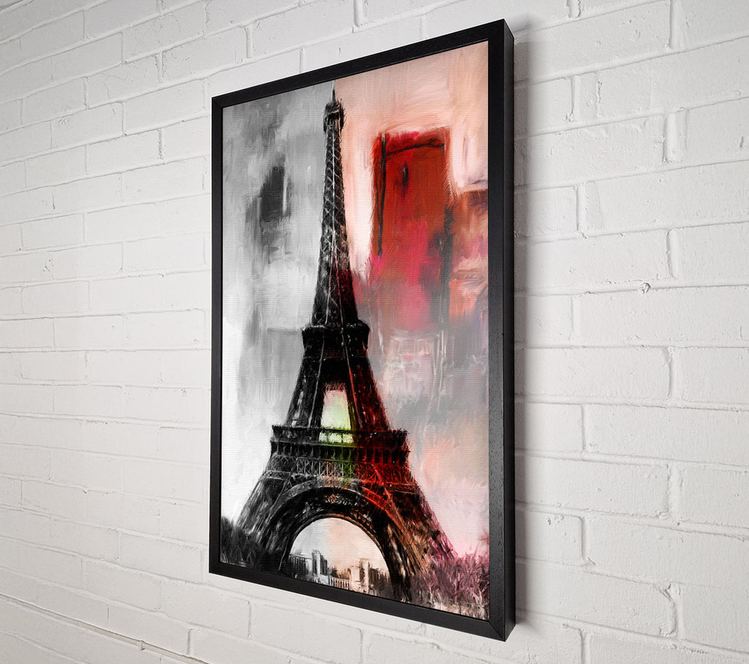  A Canvas Print of Eiffel Tower Retro 9 Canvas Art