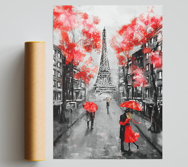 Eiffel Tower Streets 17 Poster