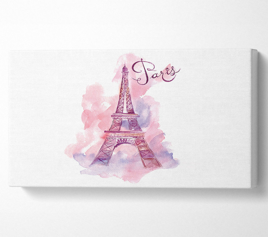  A Canvas Print of Eiffel Tower Chic 1 Canvas Print