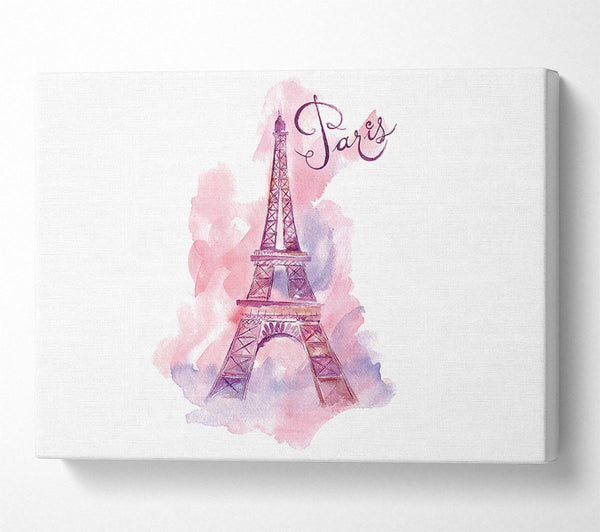  A Canvas Print of Eiffel Tower Chic 1 Canvas Print