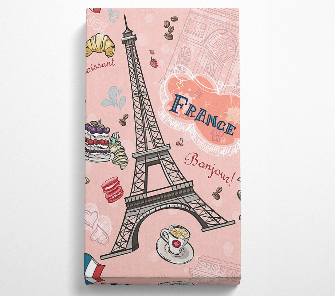  A Canvas Print of Eiffel Tower Chic 2 Canvas Art