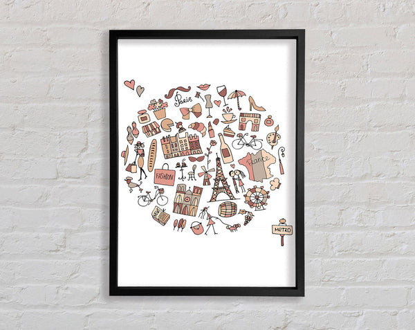 Things To Do In The City 2 Framed Print