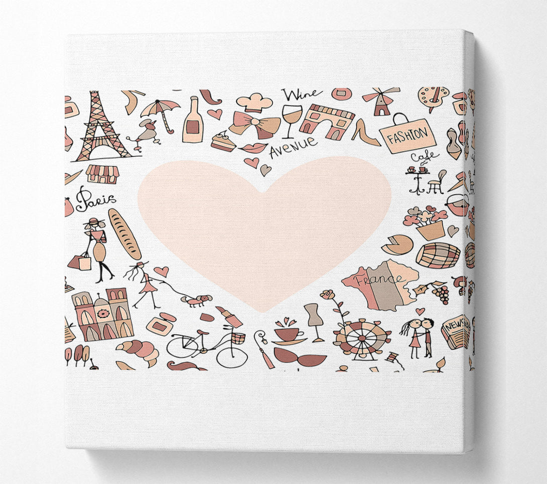  A Canvas Print of Things To Do In The City 3 Canvas Wall Art