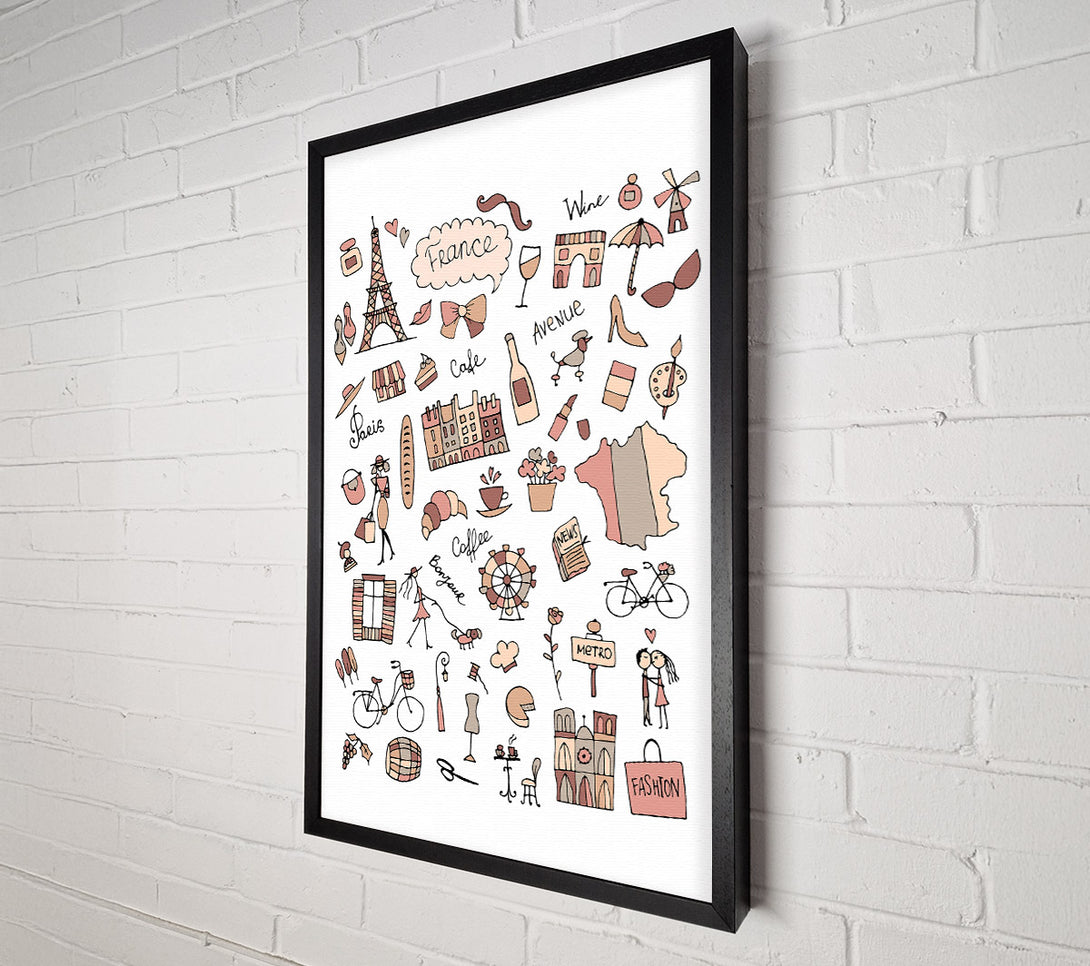  A Canvas Print of Things To Do In The City 4 Canvas Art