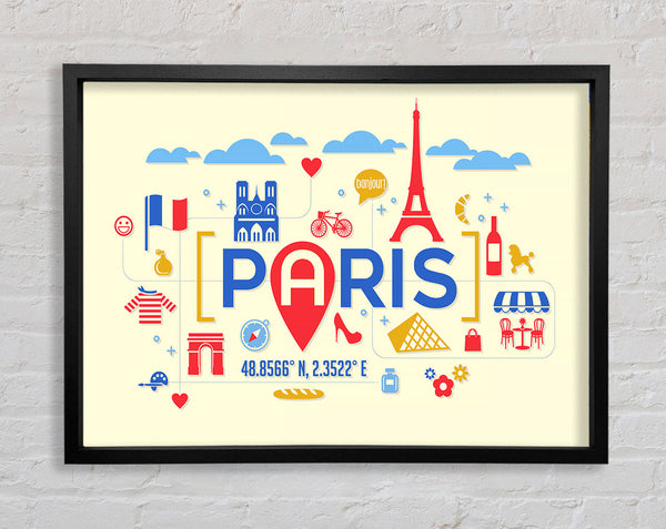 Things To Do In The City 5 Framed Print