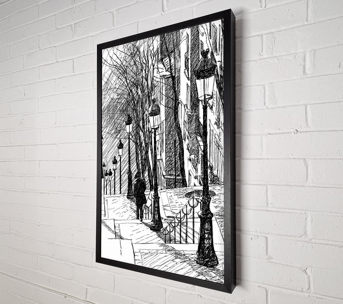  A Canvas Print of City Streets 1 Canvas Art