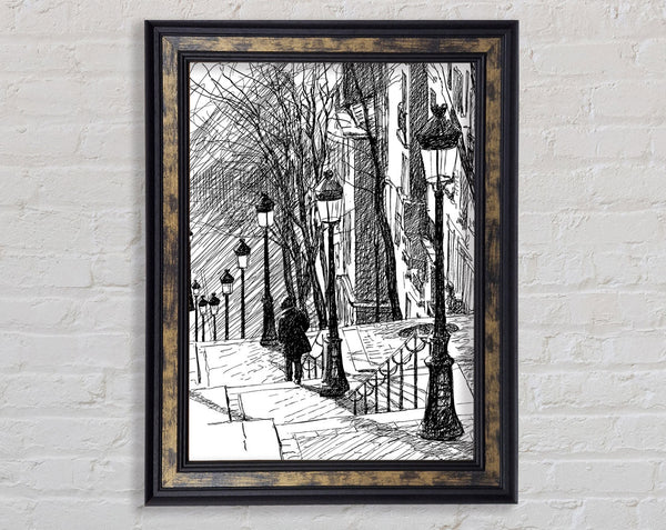 City Streets 1 Framed Print