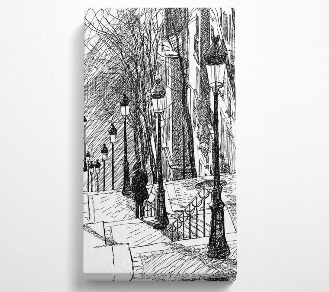  A Canvas Print of City Streets 1 Canvas Art