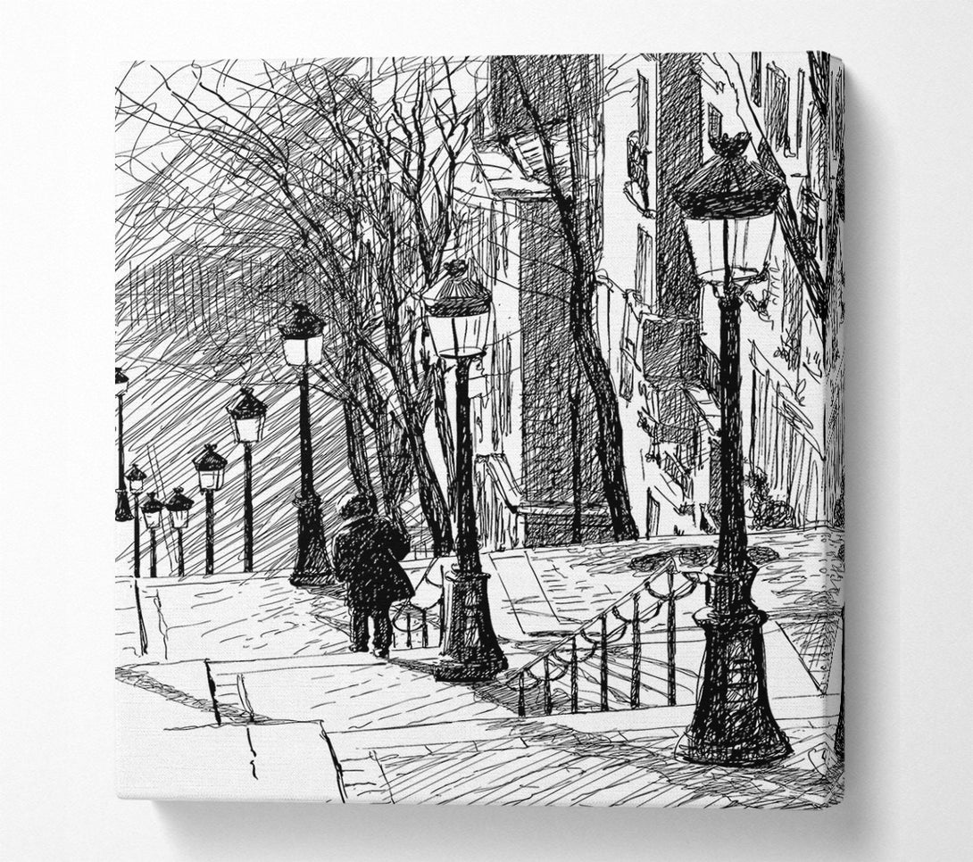  A Canvas Print of City Streets 1 Canvas Art