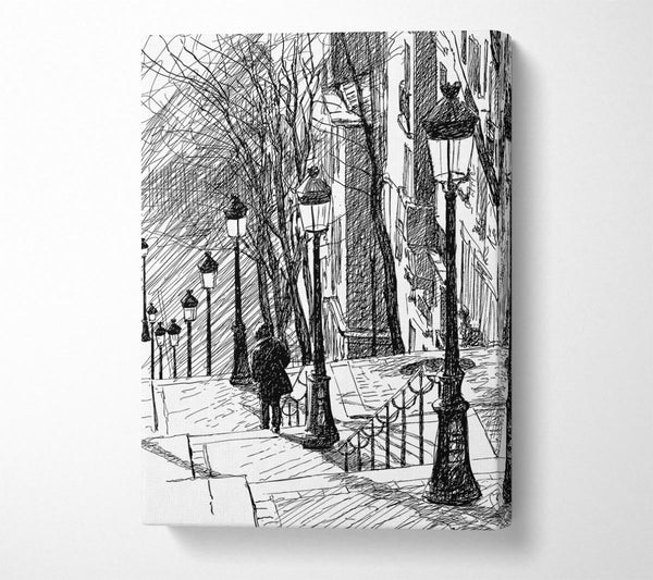  A Canvas Print of City Streets 1 Canvas Art