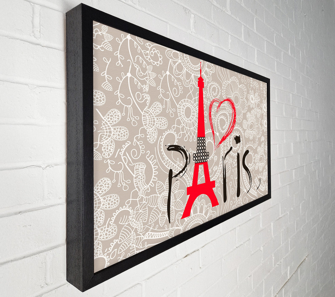 A Canvas Print of Eiffel Tower Chic 7 Canvas Wall Art
