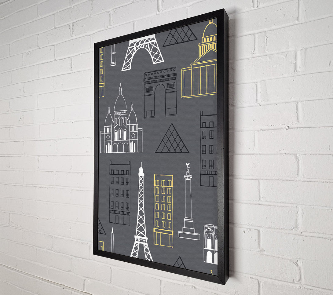  A Canvas Print of Eiffel Tower France 16 Canvas Art