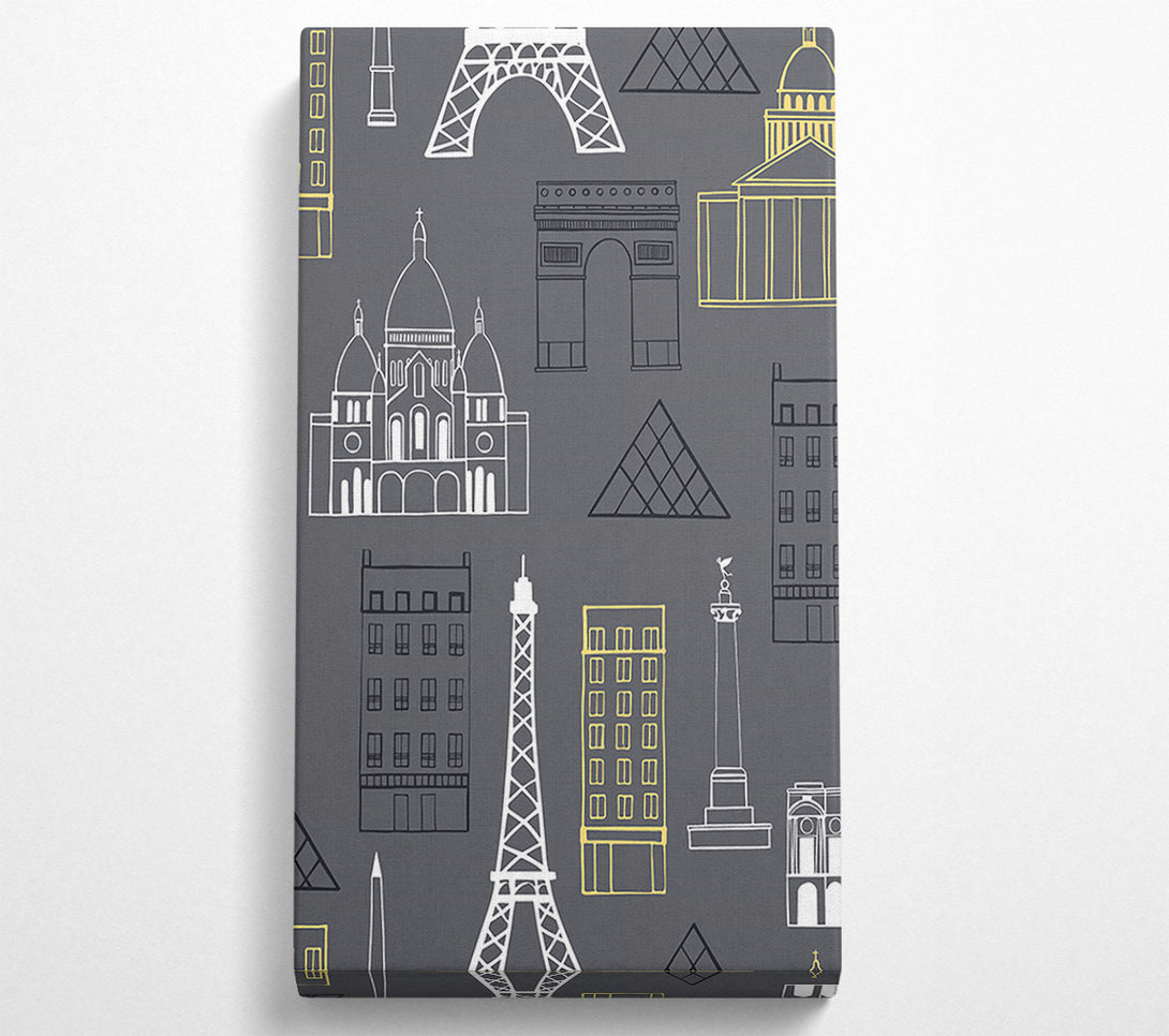  A Canvas Print of Eiffel Tower France 16 Canvas Art