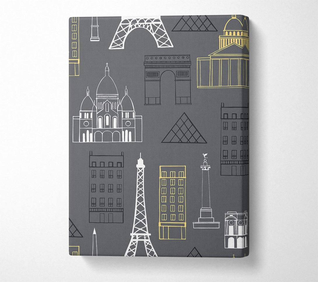  A Canvas Print of Eiffel Tower France 16 Canvas Art
