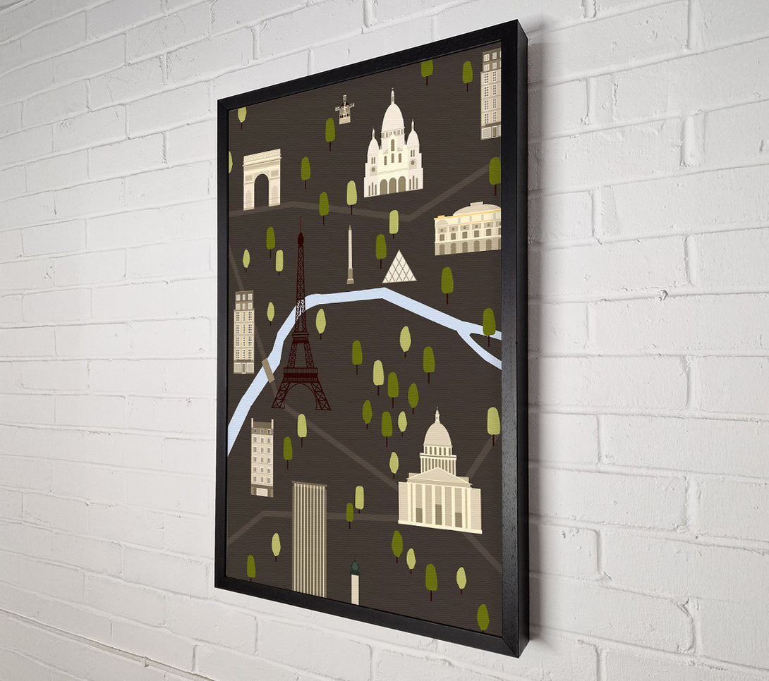  A Canvas Print of Eiffel Tower France 15 Canvas Art