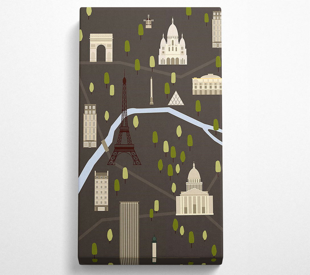  A Canvas Print of Eiffel Tower France 15 Canvas Art