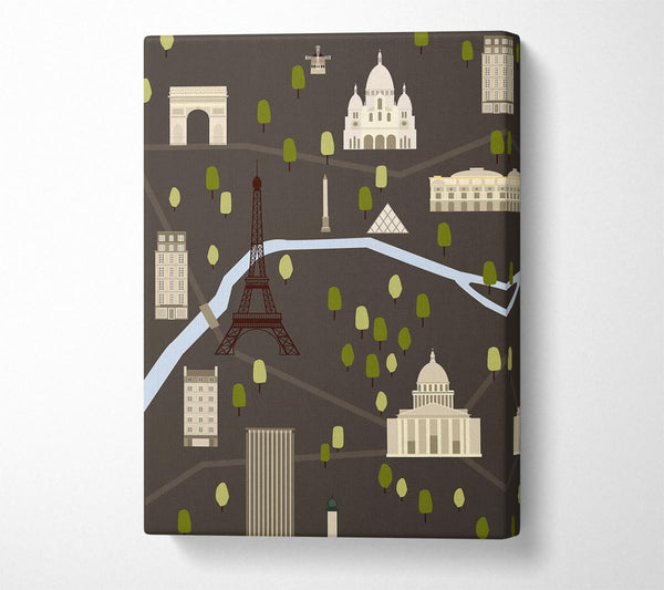  A Canvas Print of Eiffel Tower France 15 Canvas Art