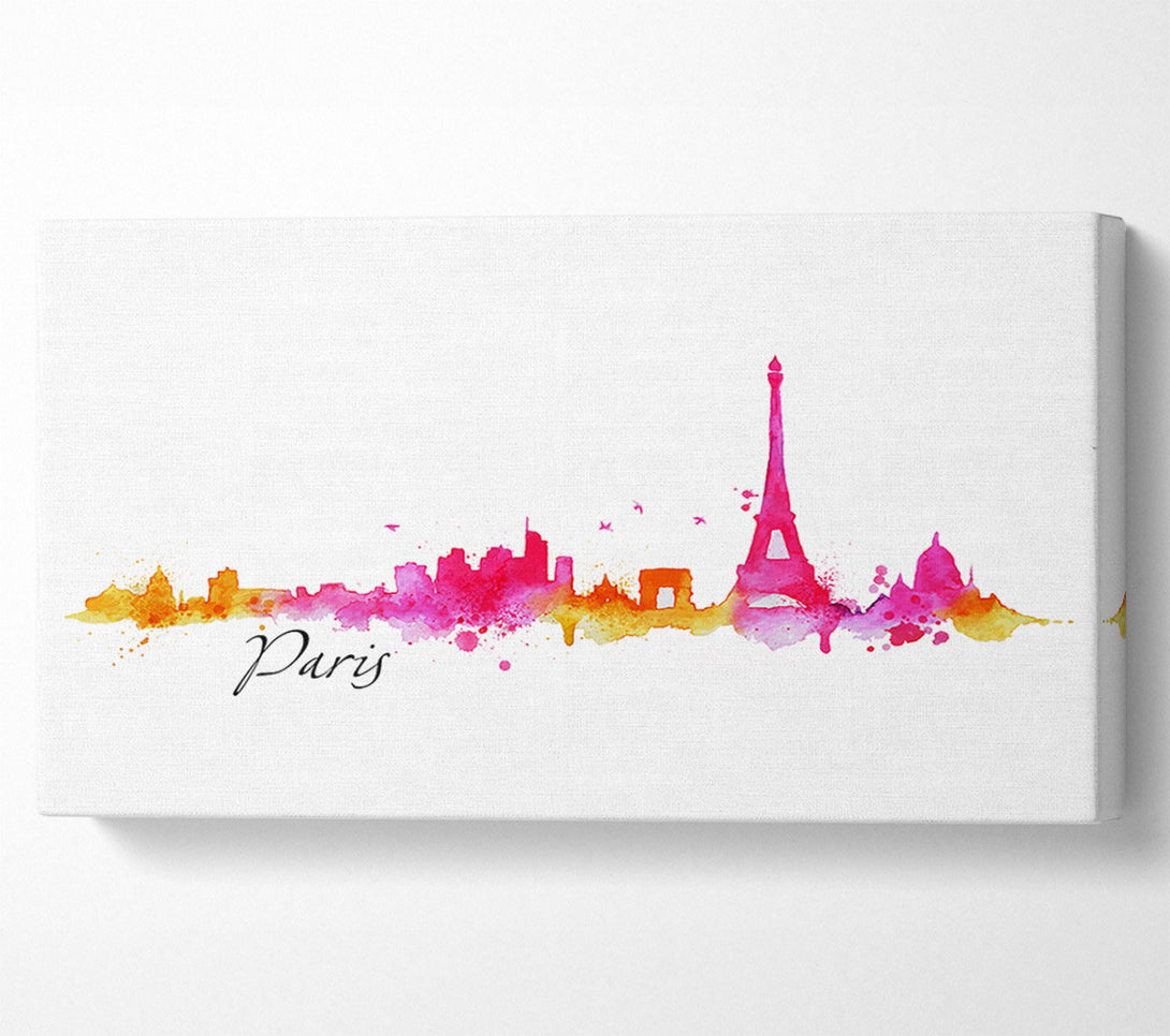  A Canvas Print of Eiffel Tower France 3 Canvas Wall Art