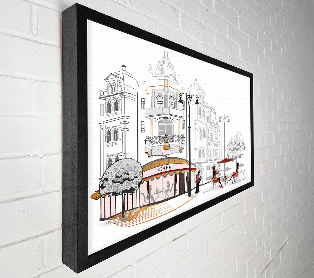  A Canvas Print of City Streets 6 Canvas Art