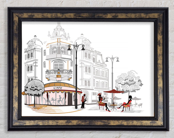 City Streets 6 Framed Print